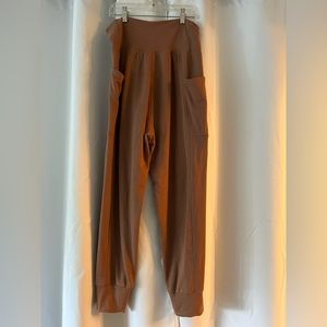 Tan Old Navy Maternity Jersey Full Panel Joggers XS